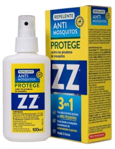 Zz Repelente Anti-Mosquitos 3 En 1, 100 Ml