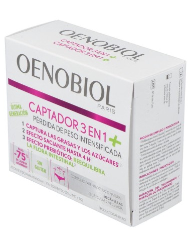 Oenobiol Captador 3 En 1 Plus, 60 Cápsulas