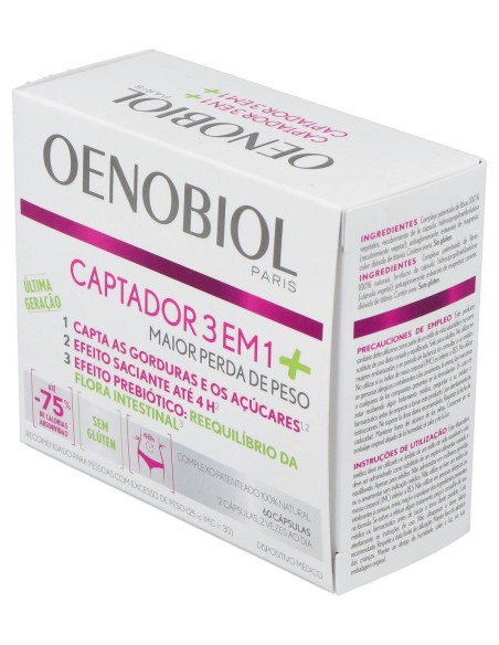 Oenobiol Captador 3 En 1 Plus, 60 Cápsulas