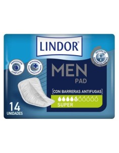 Molicare Premium Men Protectores Absorbentes 5 Gotas, 14 Uds