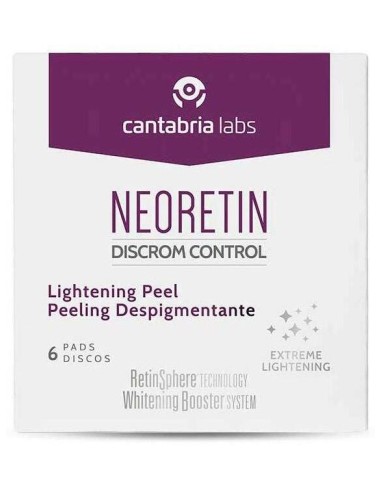Neoretin Discrom Control Peeling Despigmentante, 6 Discos