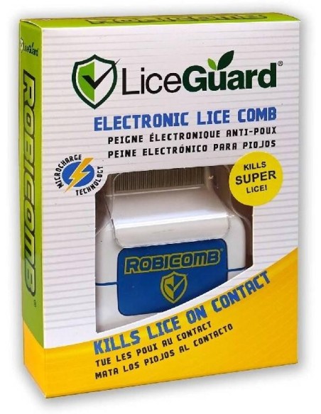 Lice Guard Robi Comb Peine Electrónico Para Piojos, 1 Unidad