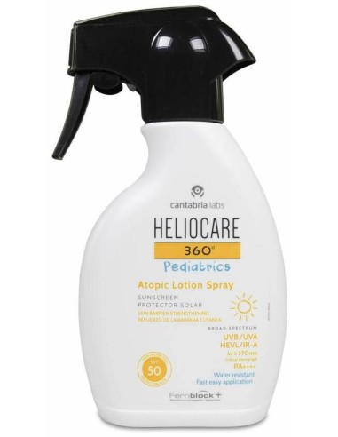 Heliocare 360º Pediatrics Atopic Lotion Spf 50+ Spray, 250 Ml