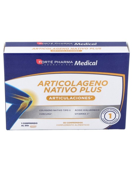 Forté Pharma Medical Articolágeno Nativo Plus 30Comp