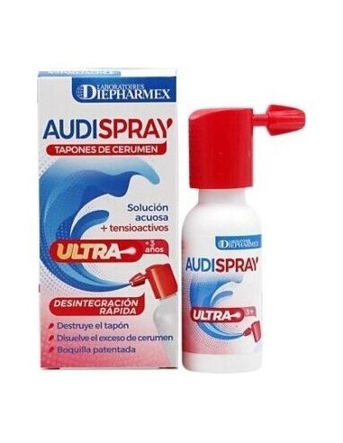 Audispray Ultra Tapones De Cerumen, 20 Ml