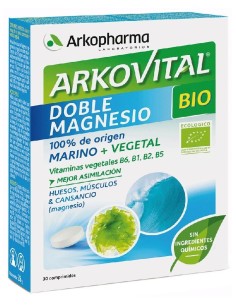 Arkopharma Arkovital Doble Magnesio Bio, 30 Comprimidos