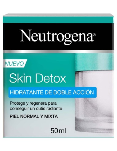 Neutrogena Skin Detox Hidratante Doble Acción, 50 Ml