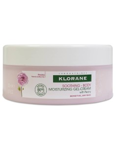 Klorane Gel Crema Hidrantante Corporal Peonía, 200 Ml