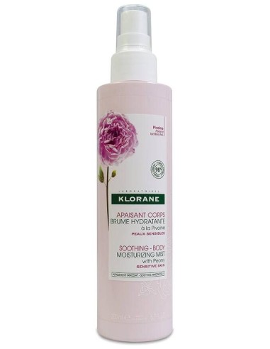 Klorane Bruma Hidratante Corporal De Peonía Calmante, 200 Ml