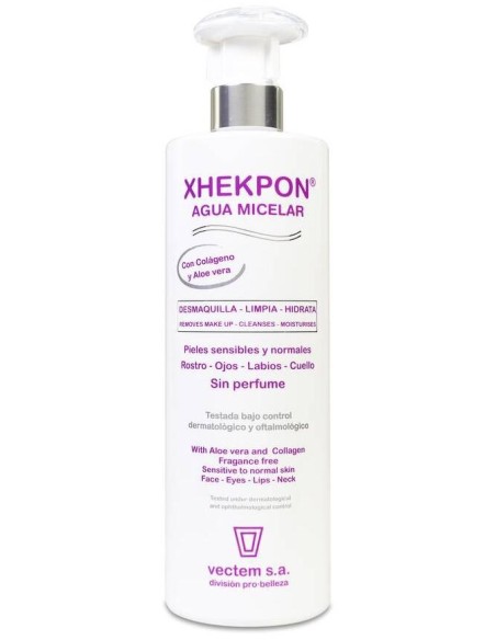 Xhekpon Agua Micelar Con Colageno Y Aloe Vera_ 400 Ml