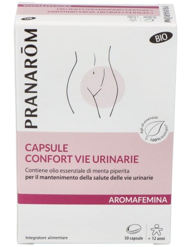 Pranarôm Aromafemina Cápsulas Confort Vías Urinarias Bio 30Caps