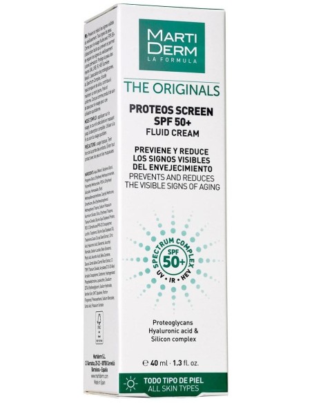 Martiderm® Proteos Screen Spf50+ Fluid Cream 40Ml