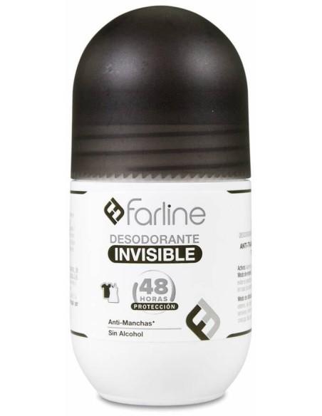 Farline Desodorante Roll-On Invisible, 50 Ml