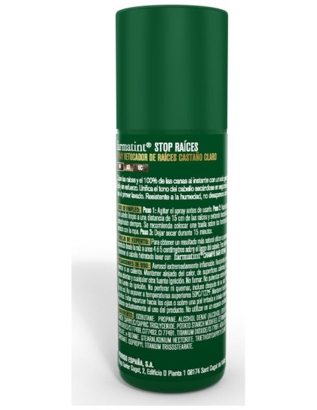 Farmatint Stop Raíces Castaño Claro Spray 75Ml