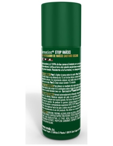 Farmatint Stop Raíces Castaño Oscuro, 75 Ml
