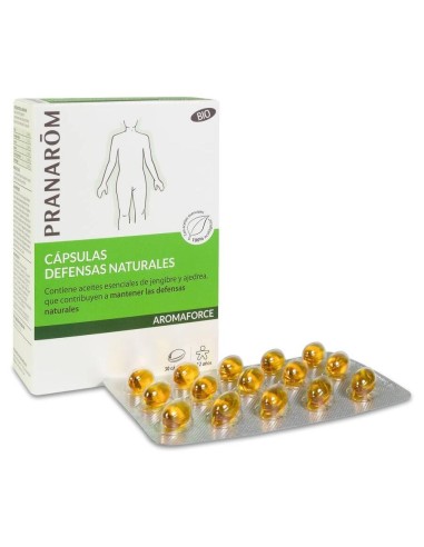 Pranarôm Aromaforce Cápsulas Defensas Naturales Bio 30Uds