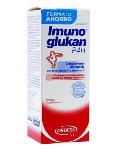 Inmunoglukan P4H Jarabe, 250 Ml
