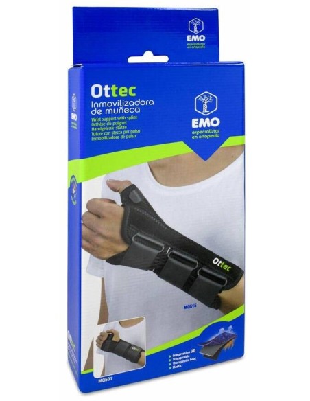 Emo Ottec Muñequera Estabilizadora Izquierda Talla L, 1 Ud