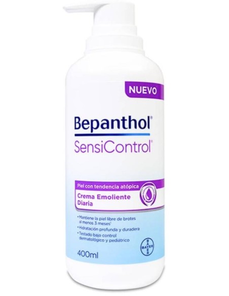 Bepanthol Sensicontrol Crema Emoliente, 400 Ml