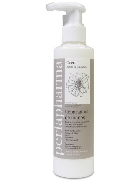 Perlapharma Crema Manos Post-Higienización, 200 Ml