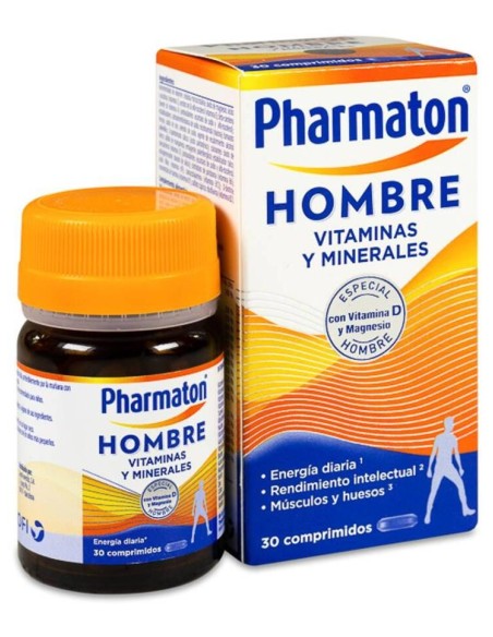 Pharmaton Hombre Vitaminas Y Minerales 30 Comprimidos