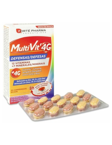 Forté Pharma Multivit' 4G Defensas, 30 Uds