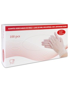 Cofares Guantes Vinilo Hv Sin Polvo Talla L 018185 100Uds