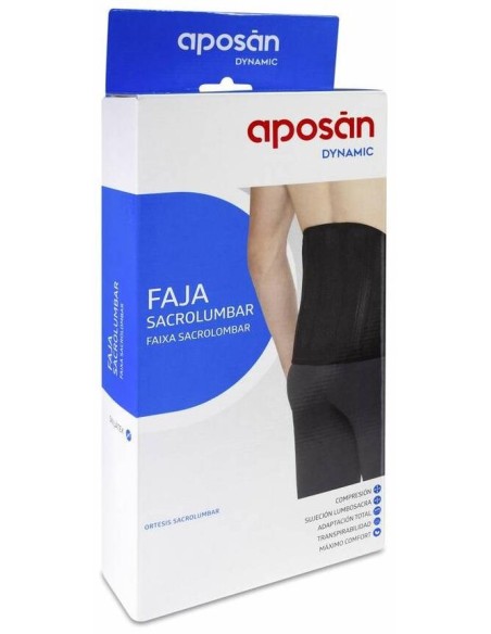 Aposán Dynamic Faja Sacrolumbar Talla S (70-90Cm) 1 Unidad