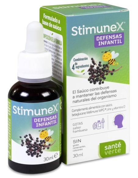 Santé Verte Stimunex Defensas Infantil, 30 Ml