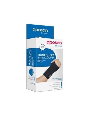 Aposán Dynamic Muñequera Inmovilizadora Mano Izquierda Talla Única 1 Unidad