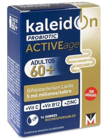 Kaleidon Probiótico Activeage Adultos 60+ 14 Sobres