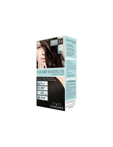 Cleare Institute Colour Clinuance Tinte Permanente 30 Castaño Oscuro 170Ml