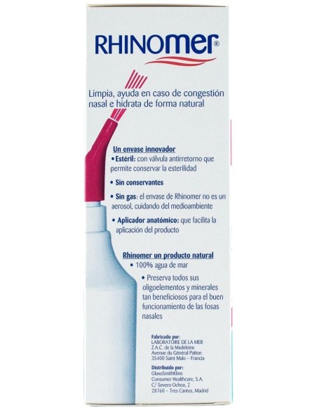 Rhinomer Limpieza Nasal F-3 Nebulizador, 135 Ml