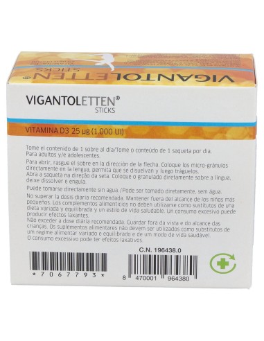 Vigantoletten Vitamina D3 1000Ui 30Sticks