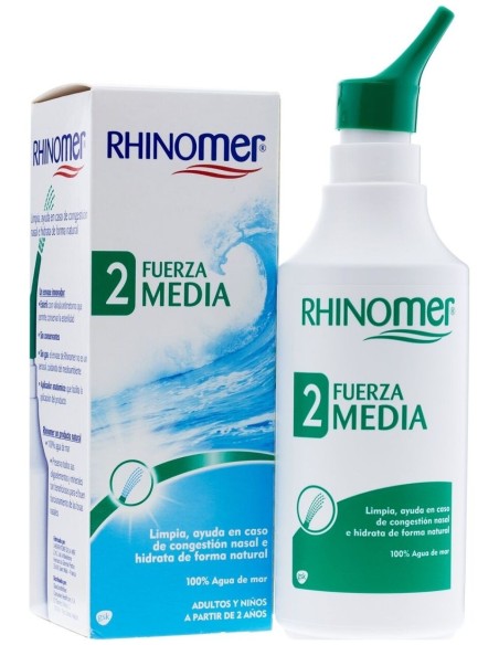 Rhinomer Limpieza Nasal Fuerza 2 Nebulizador, 135 Ml