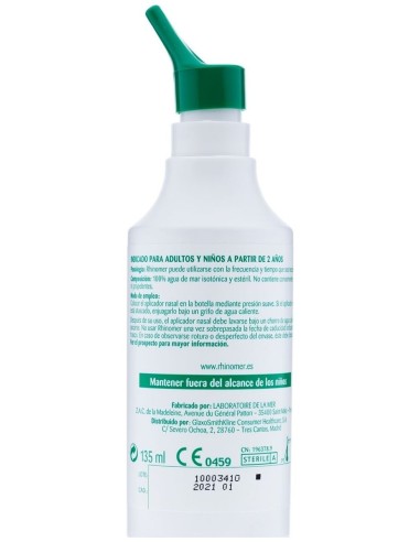 Rhinomer Limpieza Nasal Fuerza 2 Nebulizador, 135 Ml