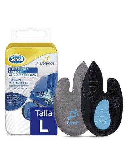 Scholl Plantilla Talon-Tobillo T/L 42-45 2 Un