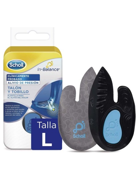 Scholl Plantilla Talon-Tobillo T/L 42-45 2 Un