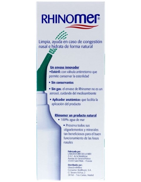 Rhinomer Limpieza Nasal Fuerza 2 Nebulizador, 135 Ml