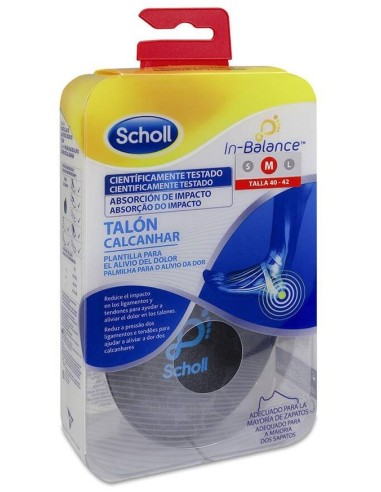 Scholl Plantilla Talon-Tobillo T/M 40-42 2 Un
