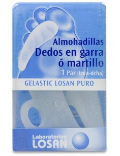 Gelastic Losan Almohadilla Dedos En Garra Apoyo Digital Talla Mediana 1 Par