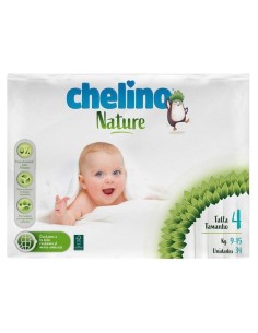 Chelino Nature Pañales Talla 4, 34 Unidades