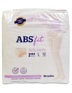Lindor Absorbente Incontinencia Orina Fit Pants Lady Talla G 12Uds
