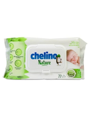 Chelino Nature Toallitas Infantiles, 72 Unidades