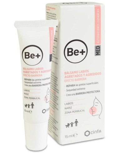 Be+ Med Bálsamo Labios Agrietados, 15 Ml