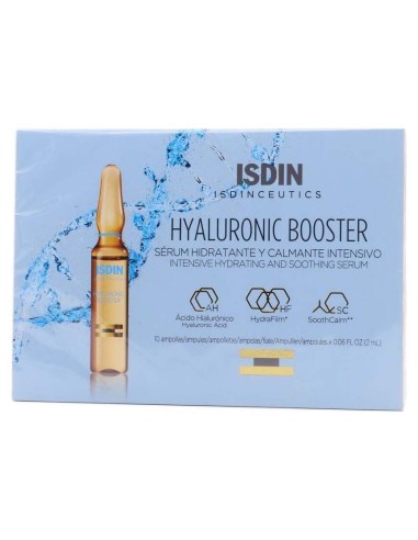 Isdin Hyaluronic Booster Serum, 10 Ampollas X 2 Ml