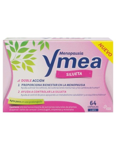Ymea Menopausia Silueta Nueva Fórmula 64Caps