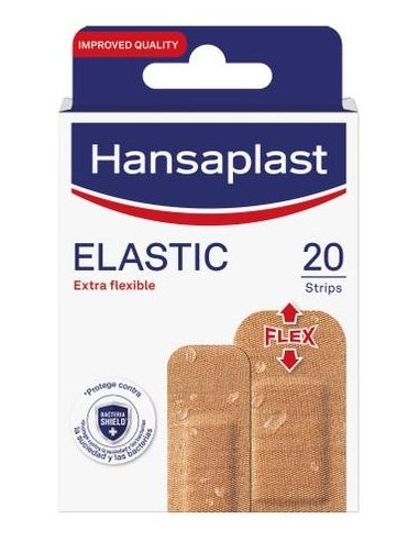 Hansaplast Elastic Apósito 2 Tamaños 20Uds