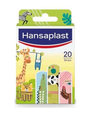 Hansaplast Kids Apósitos Animales, 20 Unidades