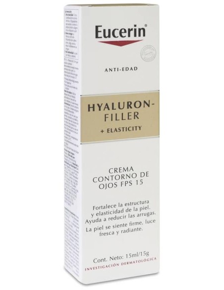 Eucerin Hyaluron-Filler + Elasticity Contorno De Ojos Spf20 15Ml